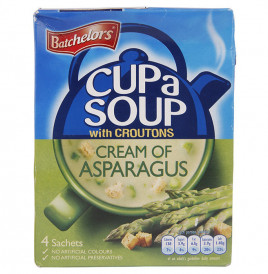 Batchelors Cup a Soup with Croutons, Cream Of Asparagus  Box  117 grams